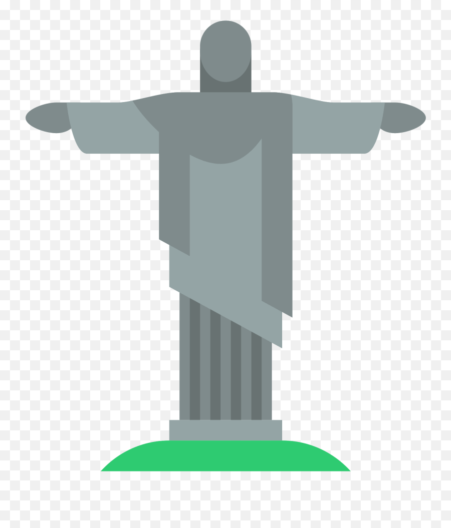 Free Png Christ The Redeemer Statue - Transparent Christ The Redeemer Clipart Emoji,Statue Emoji