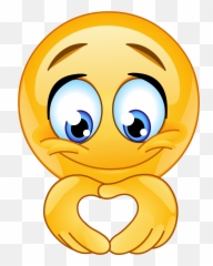 Heart Hands Emoji Decal - Heart With Hands Emoji,Emoji Hands