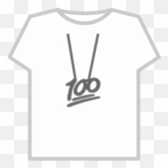 100 Emoji Gold Chain Dust Gray - T Shirt Roblox Aesthetic