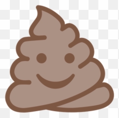 Cute Poop Face Graphic - Clip Art Emoji,Chair Emoji