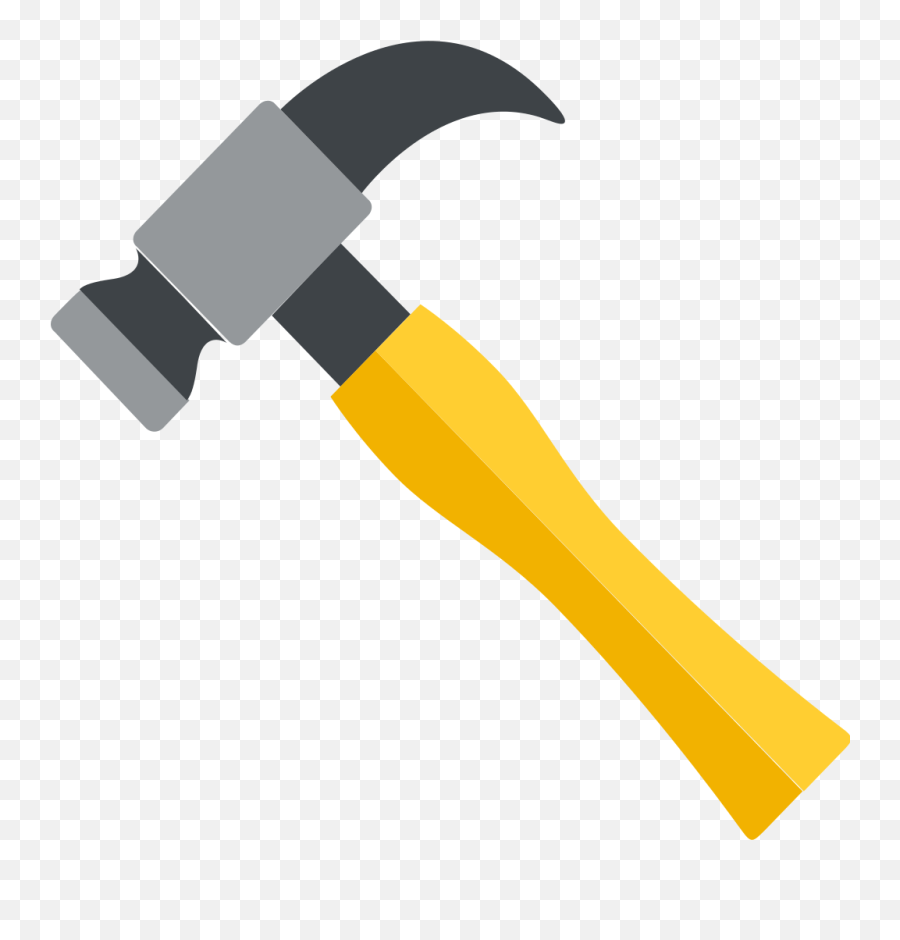 Emojione 1f528 - Transparent Wrench And Hammer Emoji,Axe Emoji
