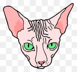 Angry Sphynx Sphinx - Cat Art Emoji
