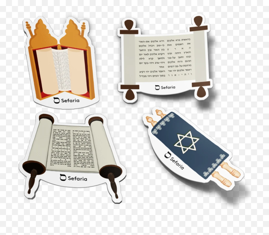 Torah Emoji Stickers 4 - Document,Award Emoji