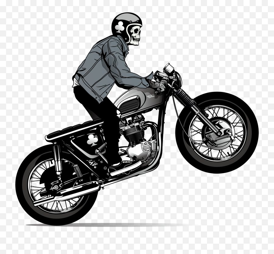 Drawing Motorcycle Cool Transparent - Motorcycle Transparent Background Emoji,Motorcycle Emoji Harley