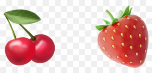 Cherryemoji Strawberryemoji Iphone Emojis Red Fruits -