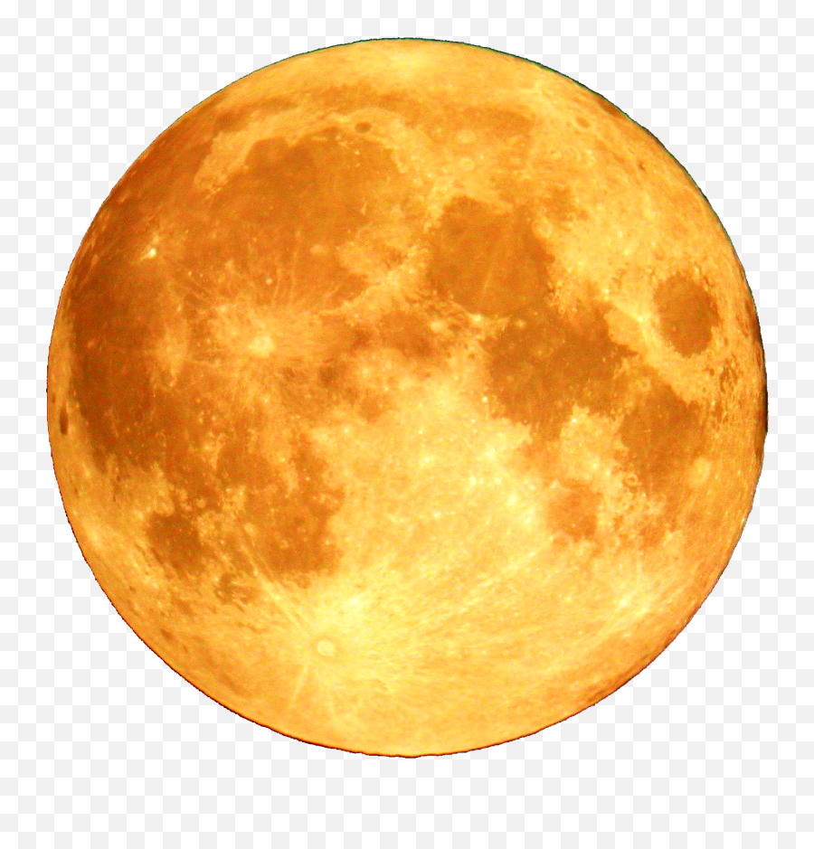 Yellow Moon Png Picture - Moon Png Emoji,Full Moon Emoji