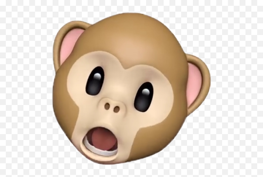 Braun Monkey Affe Emoji Animoji - Animoji Transparent,Monkey Emoji Png