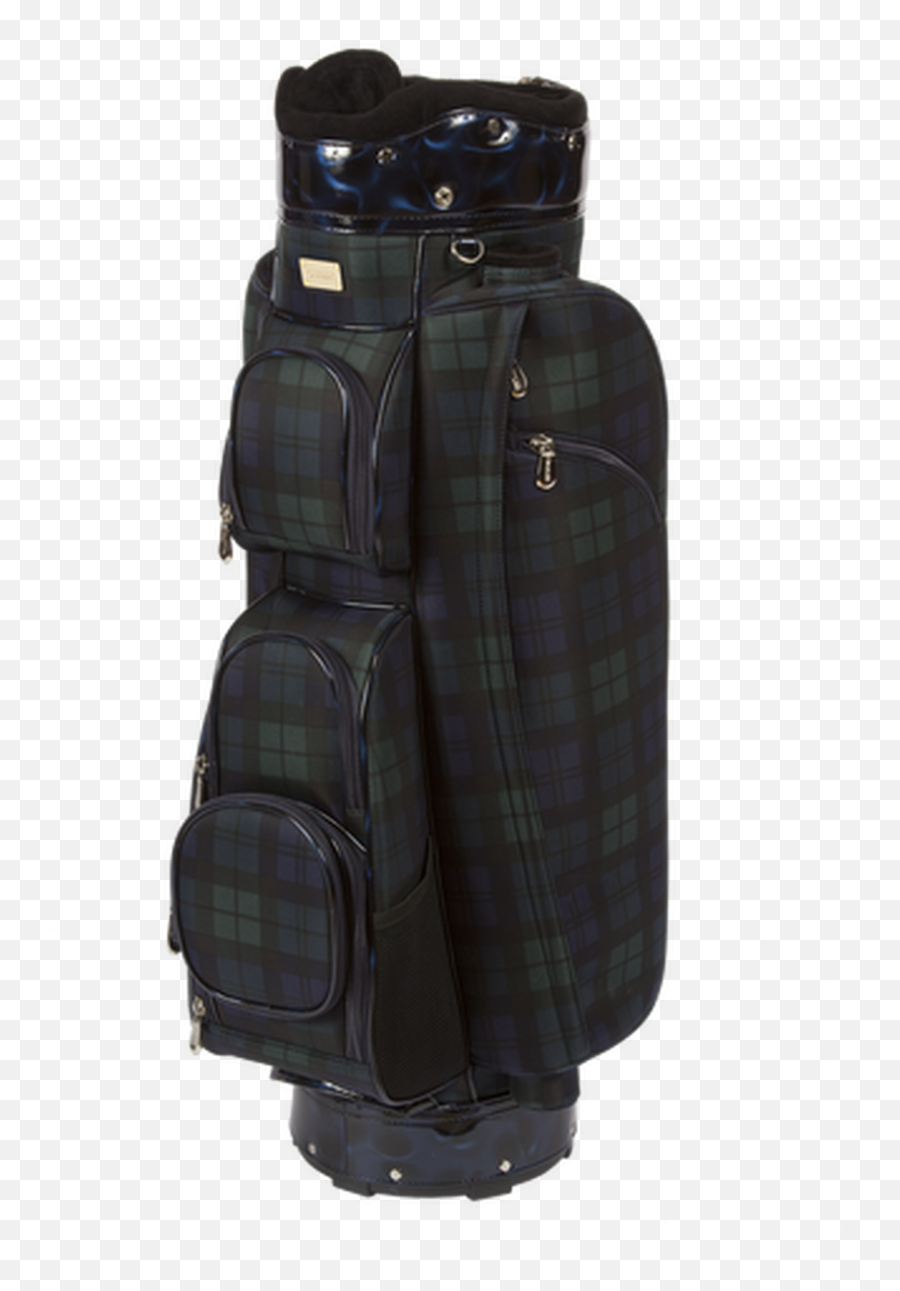 Kate Blackwatch Blue Plaid Womens Golf Bag - Golf Bag Emoji,Plaid Emoji