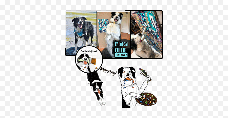 Border Collie Personalized Cartoon - Bernese Mountain Dog Emoji,Coffee Dog Emoji