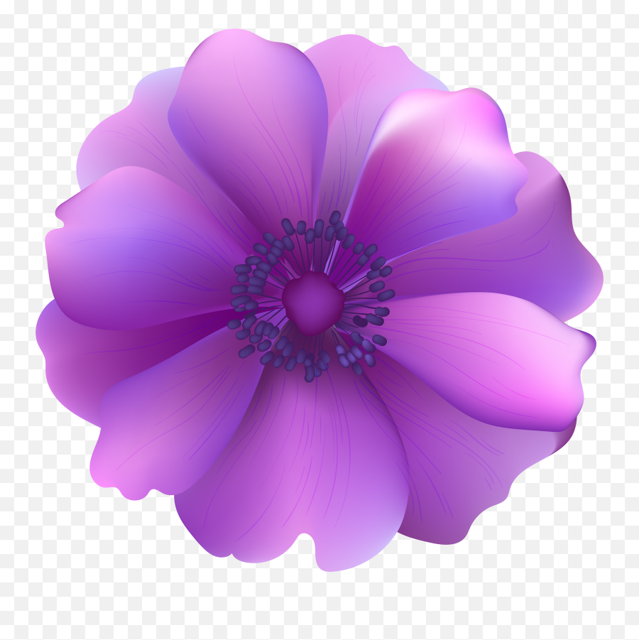 Flower Computer Icons Purple Clip Art - Purple Flower Transparent Background Emoji,Purple Flower Emoji