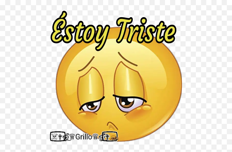 S Stickers For Whatsapp - Stickers De Estoy Triste Emoji,Emoticon Triste