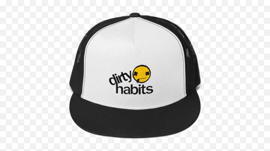 Dirty Team Trucker White - Nerd Hat Transparent Emoji,Dirty Emoticon