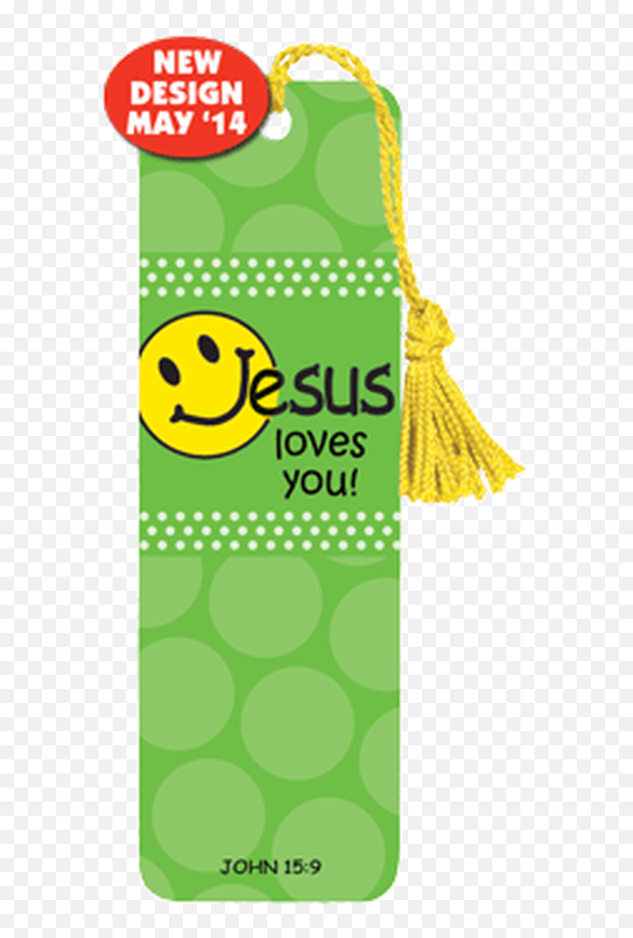 Bookmark - Jesus Love You Green Smiley Emoji,I Love You Emoticon