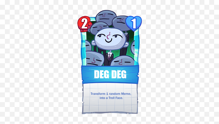 Tfcq - A New Kind Of Card Game Troll Face Card Quest Deg Deg Emoji,Derp Emoticon