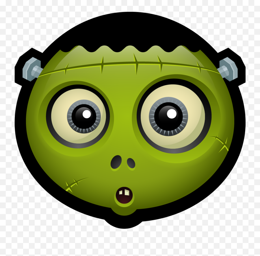 Cute Frankenstein Face Clipart - Portable Network Graphics Emoji,Frankenstein Emoji