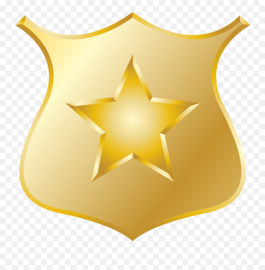 Svg Star Police Transparent Png Clipart Free Download - Transparent Background Police Badge Clipart Emoji,Sheriff Emoji