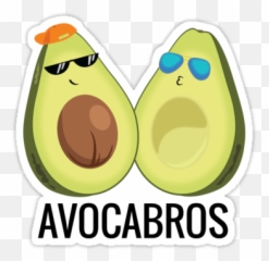 Avocabros Sticker - Clip Art Png Avocado Emoji