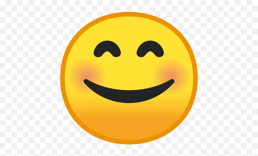 Stickers Set For Telegram - Smiling Face With Smiling Eyes Google Emoji,Emojies