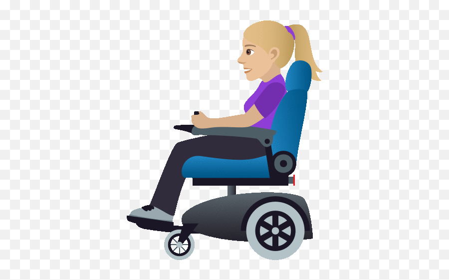 Motorized Wheelchair Joypixels Gif - Wheelchair Emoji,Wheel Chair Emoji