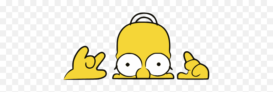 Homer De Olho - Homer Simpson Png Emoji,Flag Fish Fries Emoji