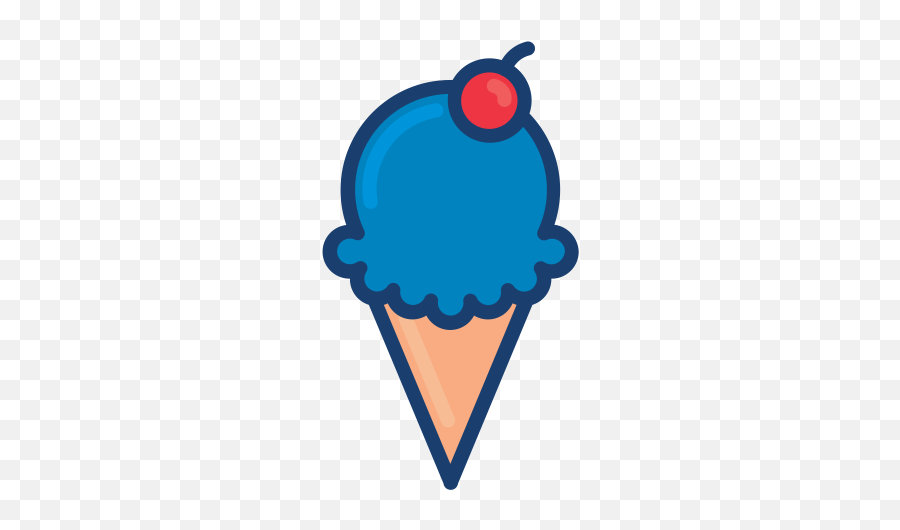 Transparent Ice Cream Blue Emoji,Ice Cream Sun Emoji