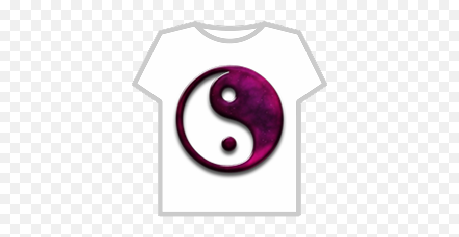 Galaxy Yin Yang - T Shirt In Roblox Emoji,Yin Yang Emoji