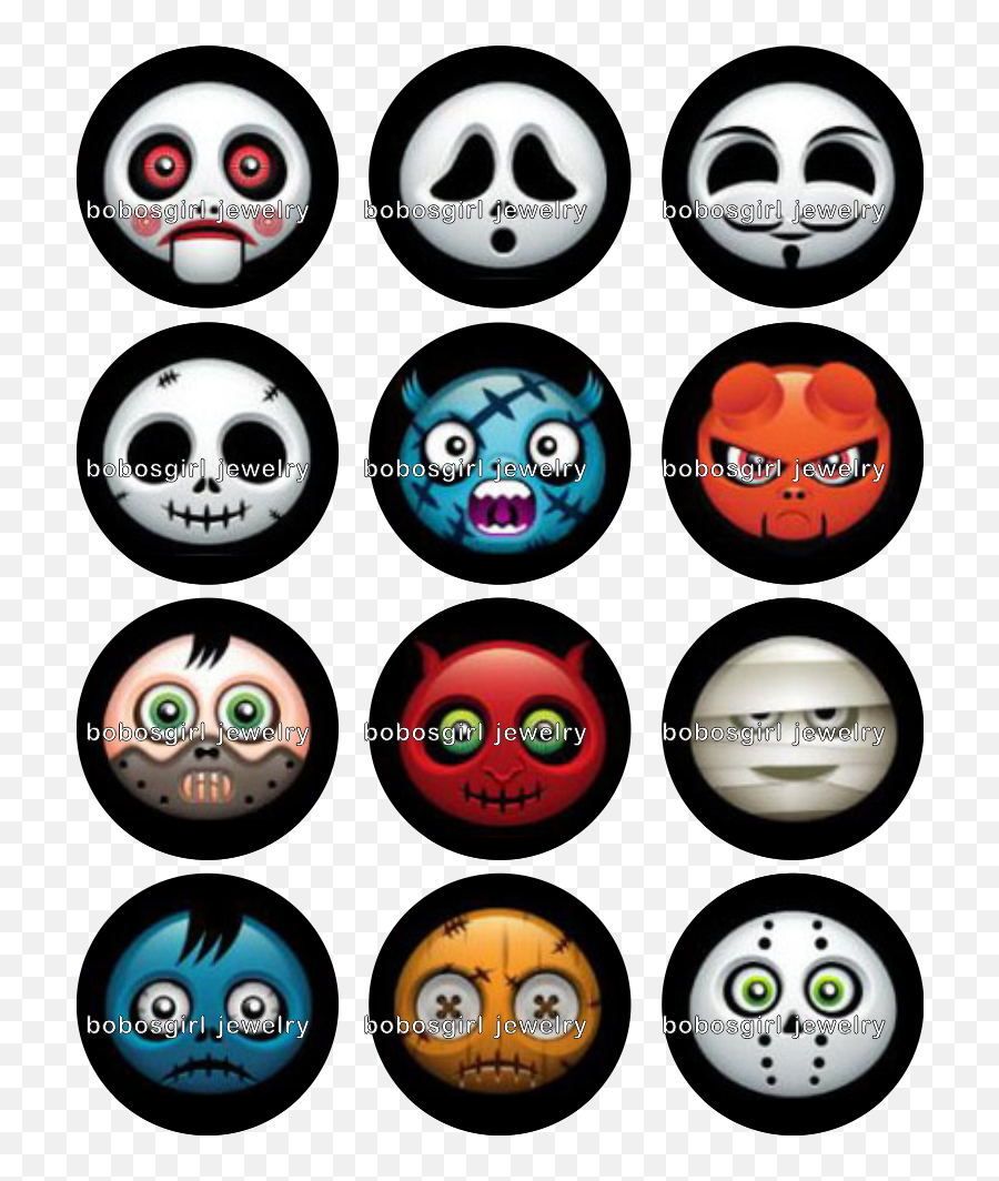 Halloween Emoji Snap Button - Glo Skin Beauty Blush Melody,Emoji Beads