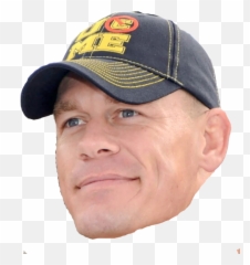 Download John Cena Face Transparent Png - John Cena Face Png Emoji,Scratching Chin Emoji