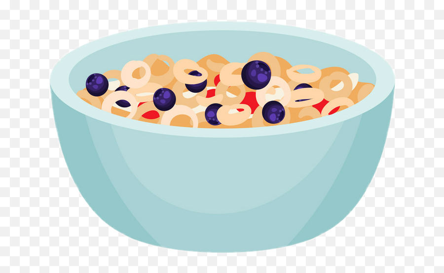 Bowl Food Cereals Rings Berries - Muesli Emoji,Cereal Emoji