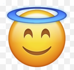 Collection Of Free Transparent Halo Angle - Angel Emoji Png