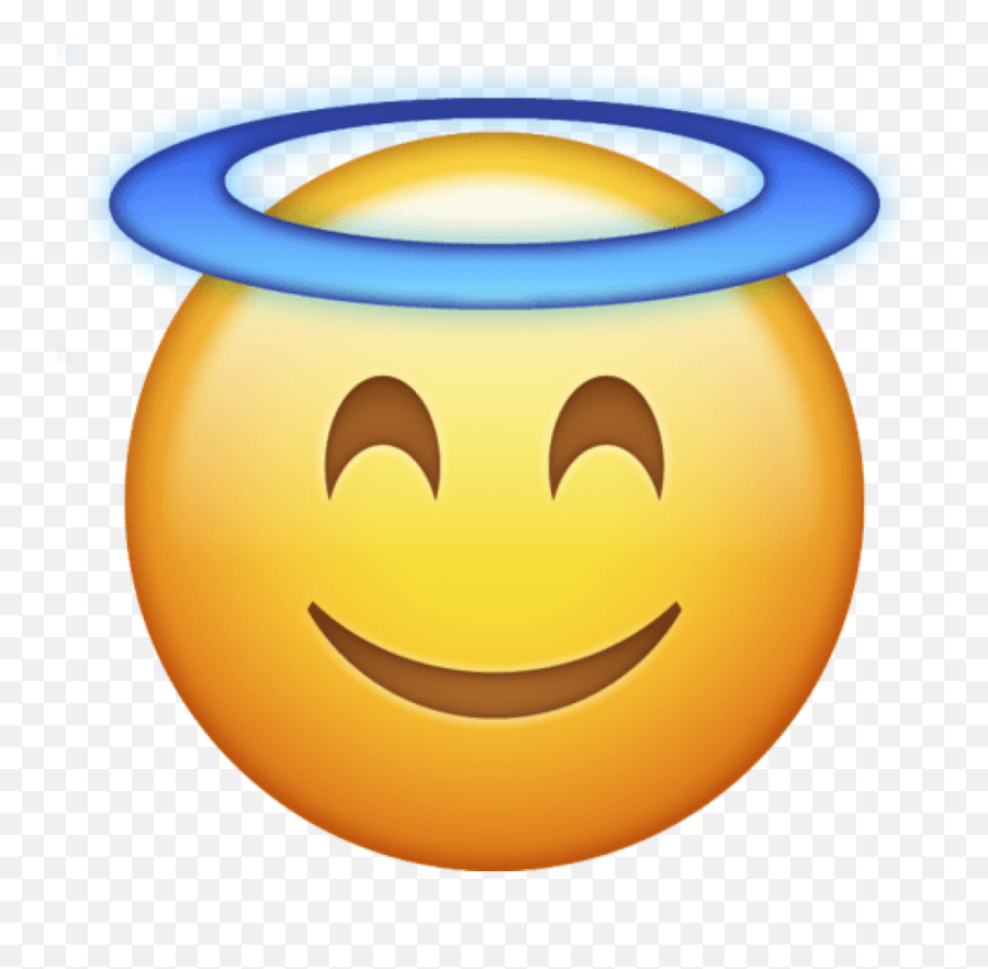 Collection Of Free Transparent Halo Angle - Angel Emoji Png,Dab Emoji Png