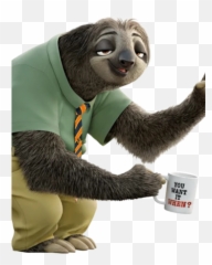 Flash Slothmore - Zootopia Characters Emoji,Sloth Emoji