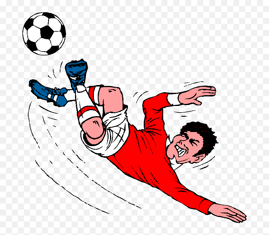 Soccer Clipart - Animated Soccer Player Translucent Background Emoji,Soccer Player Emoji