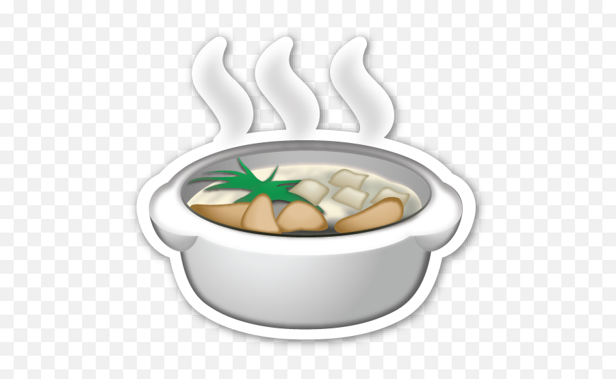 Pot Of Food - Soup Emoji Png,Rice Emoji