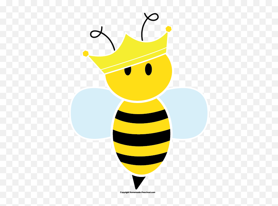 Queen Emoji Transparent Png Clipart - Clip Art Cute Bee,Android Bee Emoji
