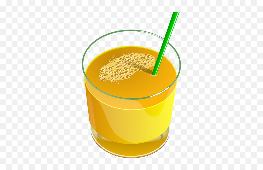 Vector Image Of Glass Of Juice - Glass Of Juice Emoji,Glass Of Milk Emoji