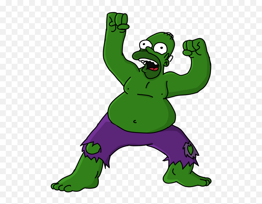 Green Transparent Png Clipart Free - Homer Simpson Hulk Emoji,Mr Burns Emoji