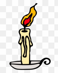 Candle - Old Clip Art Emoji