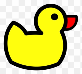 Rubber Duck Vector Clip Art - Emoji