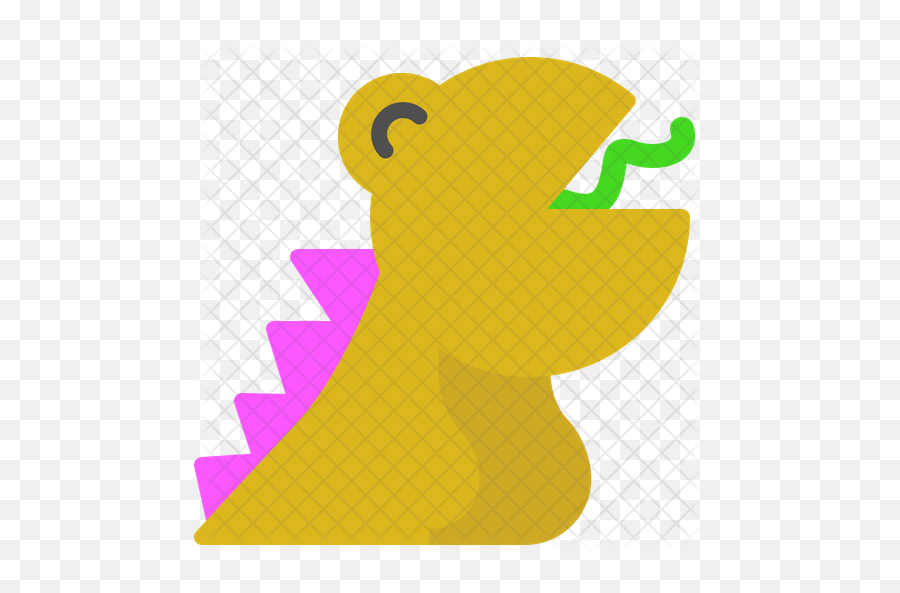 Dinosaur Emoji Icon - Cartoon,Dino Emoji