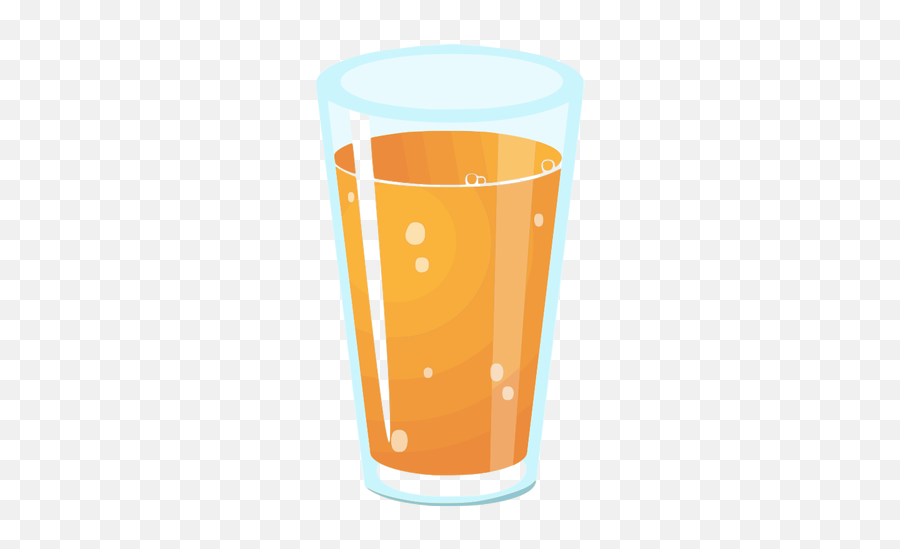 Realistic Vector Graphics Of Glass Of Juice - Glass Of Orange Juice Clipart Emoji,Sleeping Emoticon