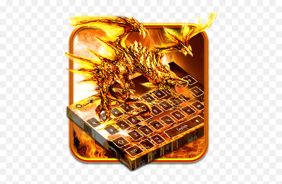 Bloody Fire Dragon Keyboard - Illustration Emoji,Dragon Emoji Keyboard