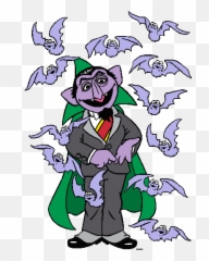 Count Dracula Sesame Street Clipart - Von Cartoon Emoji