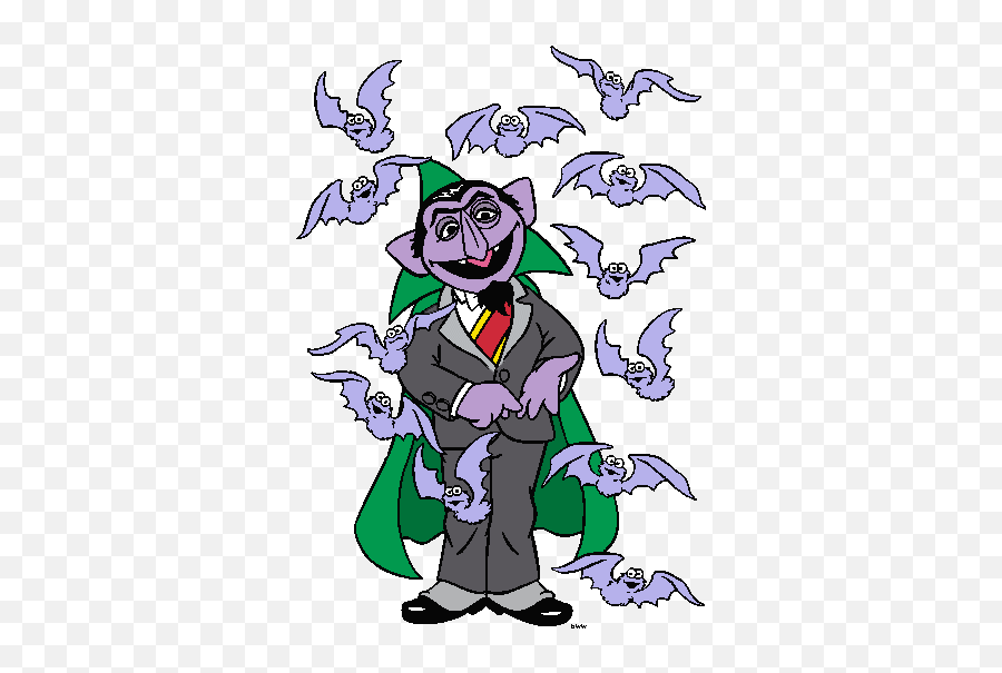 Count Dracula Sesame Street Clipart - Count Von Count Sesame Street Cartoon Emoji,Dracula Emoji