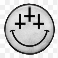 aesthetic grunge cross blackandwhite creepy - Schleiferturm Emoji