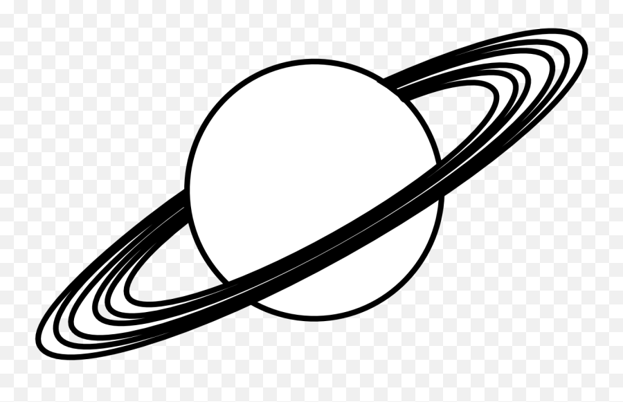 Free Black And White Planets Download Free Clip Art Free - Saturn Clipart Black And White Emoji,Lil Yachty Emoji