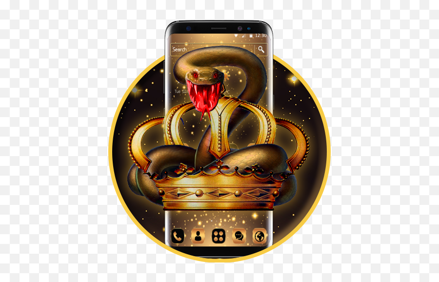 Amazoncom Cool Crown Snake Theme Appstore For Android - Mahkota Emoji,Snake Emoji Transparent