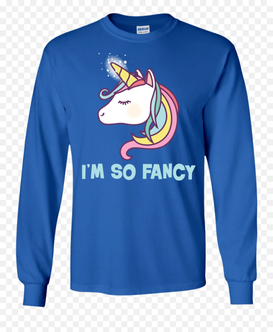 Iu0027m So Fancy Unicorn Emoji - Ls Shirthoodiesweatshirt Busch Blues Shirt,Emoji 73