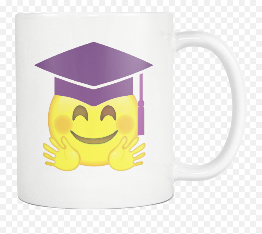 Emoji Happy Mug - Coffee Cup,Hugging Emoji