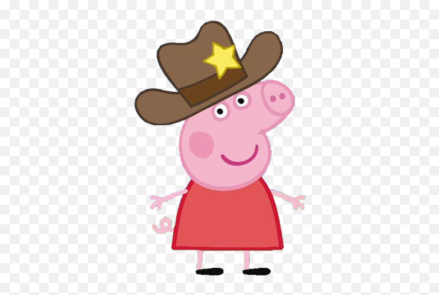 Peppapig Sheriff Peppapigmeme - Peppa Pig Cowboy Hat Emoji,Sheriff Emoji